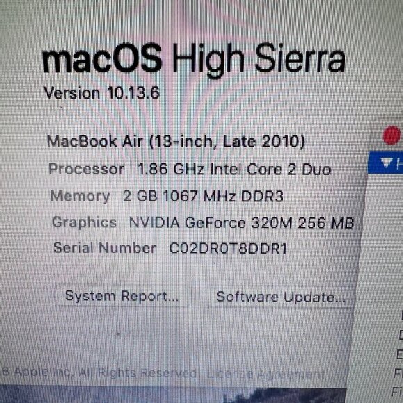 Apple MacBook Air 13.3 (A1369)  Laptop Plus Apple + Charger! - Picture 5 of 11